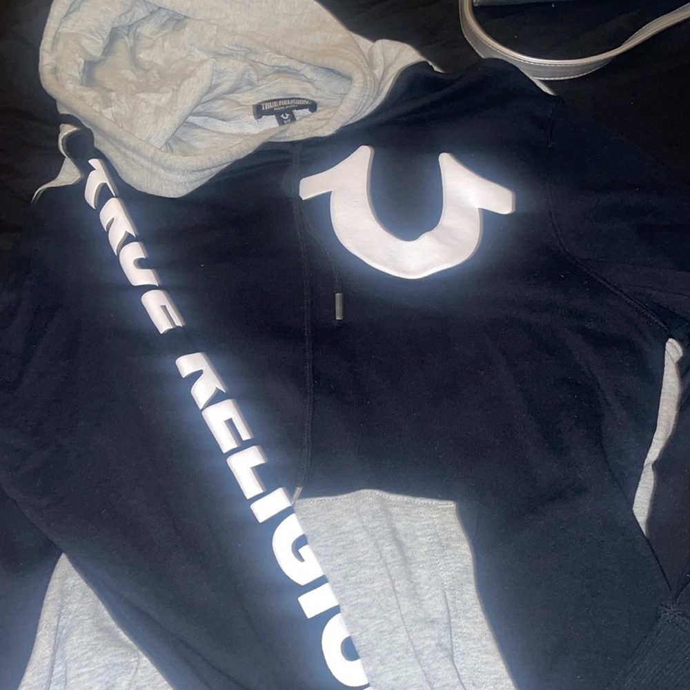 Barely worn new True religion hoodie
